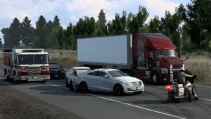 amarican-truck-simulator: Unfälle passieren